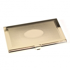Business Card Case, Gold Plated, 